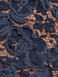 Strapless Lace Sheath Cocktail Dress