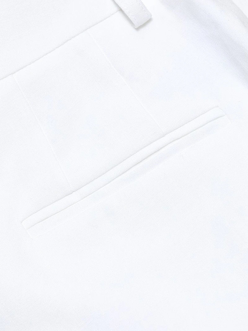 Pleated Linen Trousers