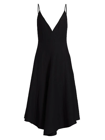 Elaine V-Neck Midi-Dress