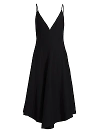 Elaine V-Neck Midi-Dress