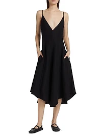 Elaine V-Neck Midi-Dress