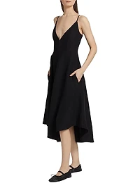 Elaine V-Neck Midi-Dress