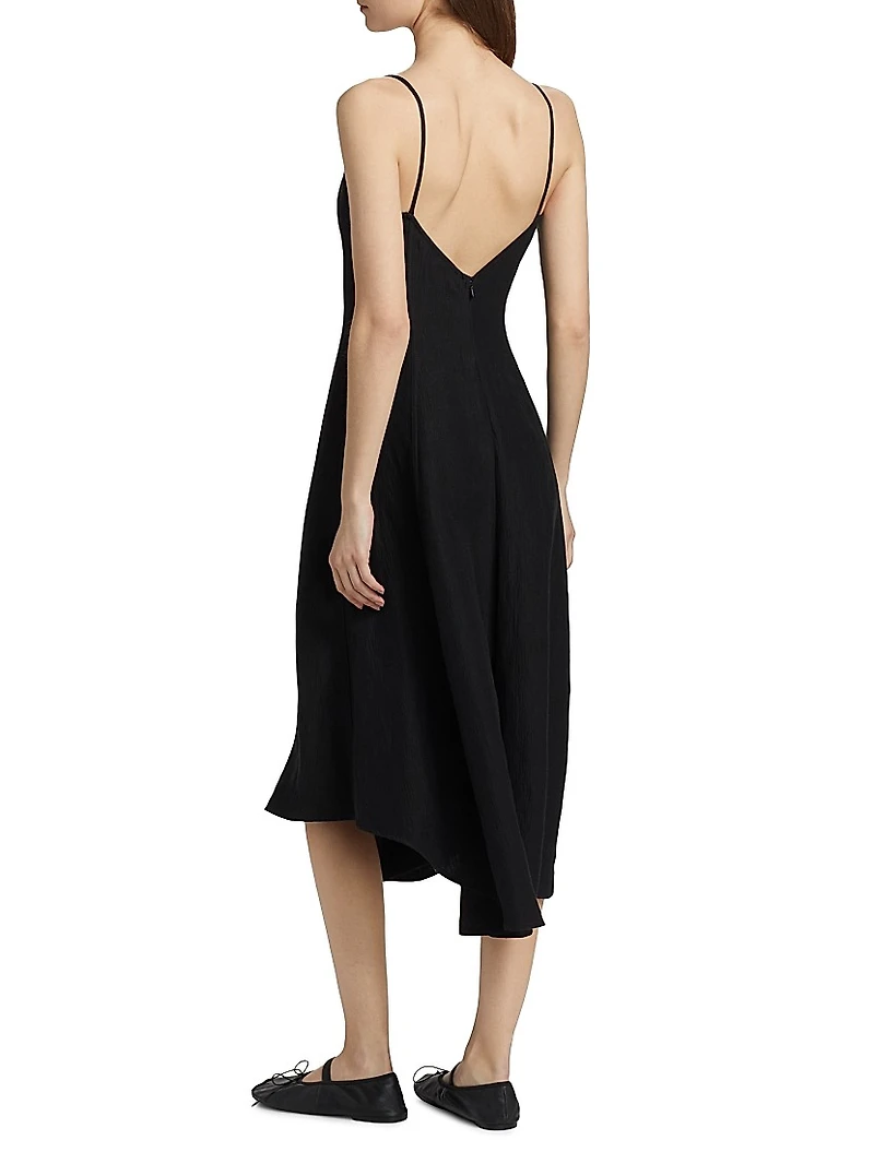 Elaine V-Neck Midi-Dress