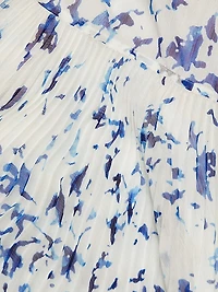 Jones Printed Crinkle Chiffon Shirtdress