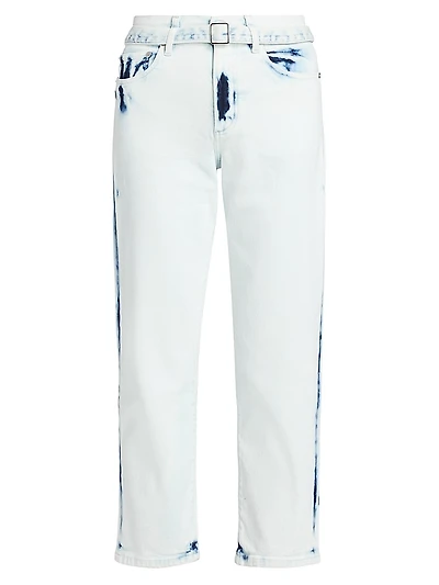 Ellswort Bleached Crop Jeans