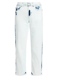 Ellswort Bleached Crop Jeans
