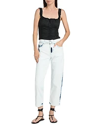 Ellswort Bleached Crop Jeans