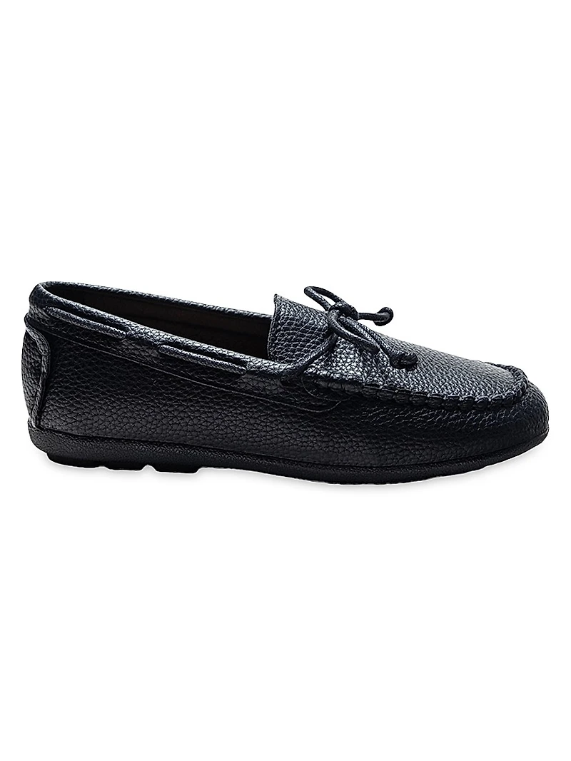 Leather Moccasin Loafers