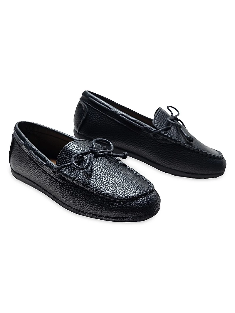 Leather Moccasin Loafers