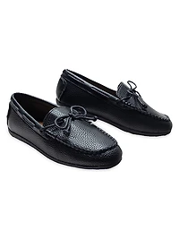 Leather Moccasin Loafers