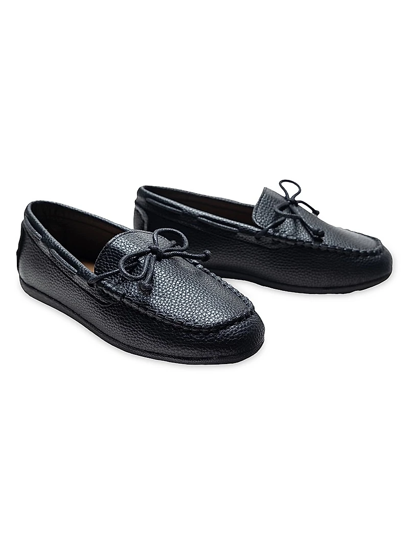 Leather Moccasin Loafers