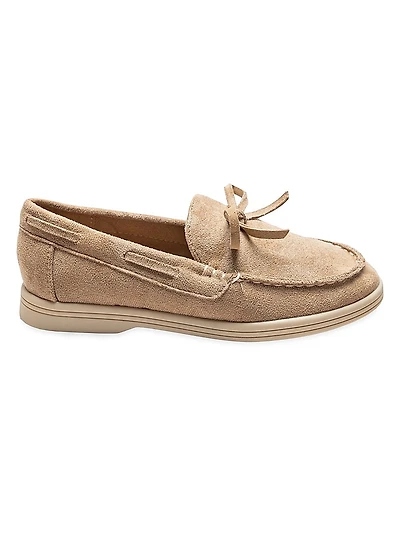 Suede Moccasin Loafers