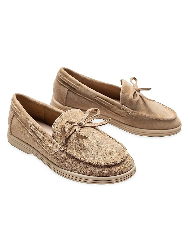 Suede Moccasin Loafers