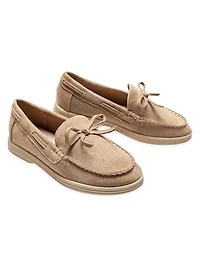 Suede Moccasin Loafers