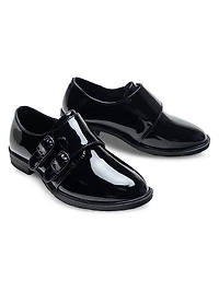 Patent Double Monk Strap Dress Shoes