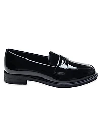 Patent Penny Loafers
