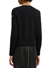 Padded Down Knit Zip Up Cardigan