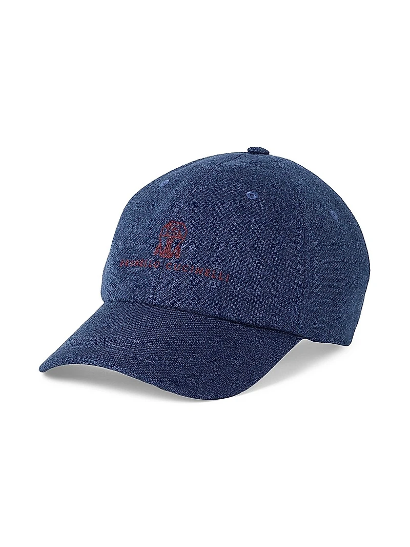 Baseball Cap with Embroidered Logo