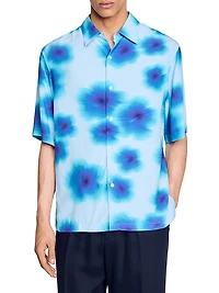 Floral Motif Shirt