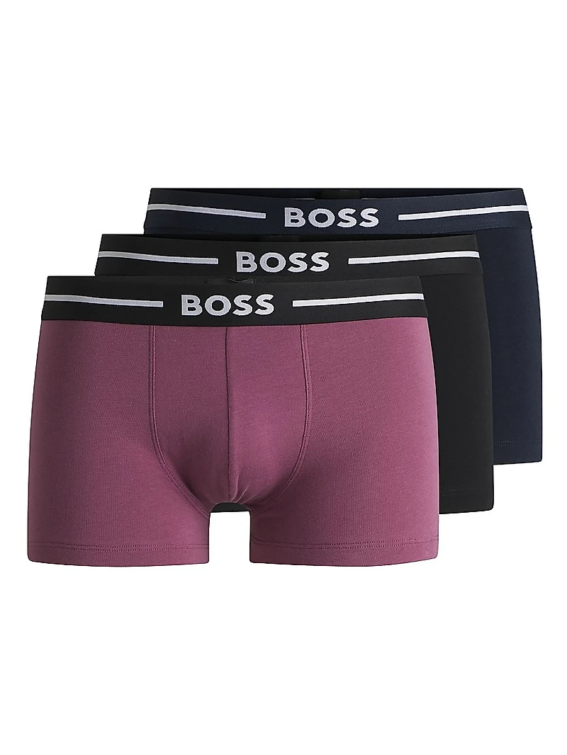 Three-Pack of Stretch-Cotton Trunks