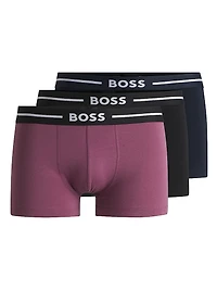 Three-Pack of Stretch-Cotton Trunks
