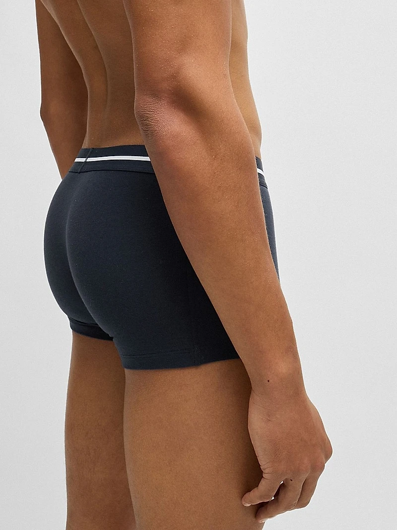 Three-Pack of Stretch-Cotton Trunks