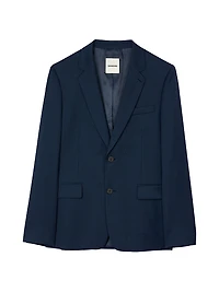 Wool Suit Blazer