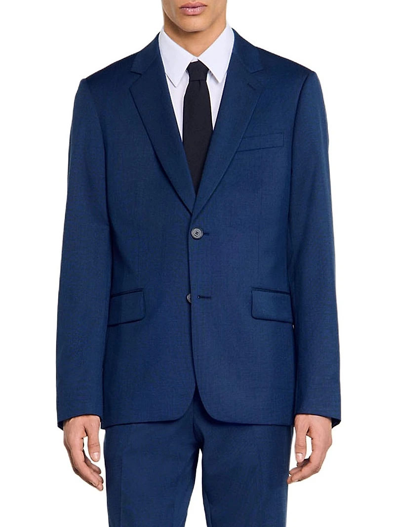 Wool Suit Blazer