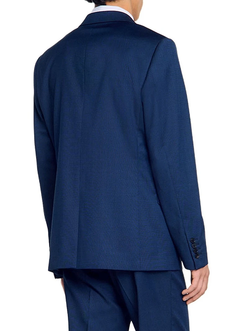Wool Suit Blazer