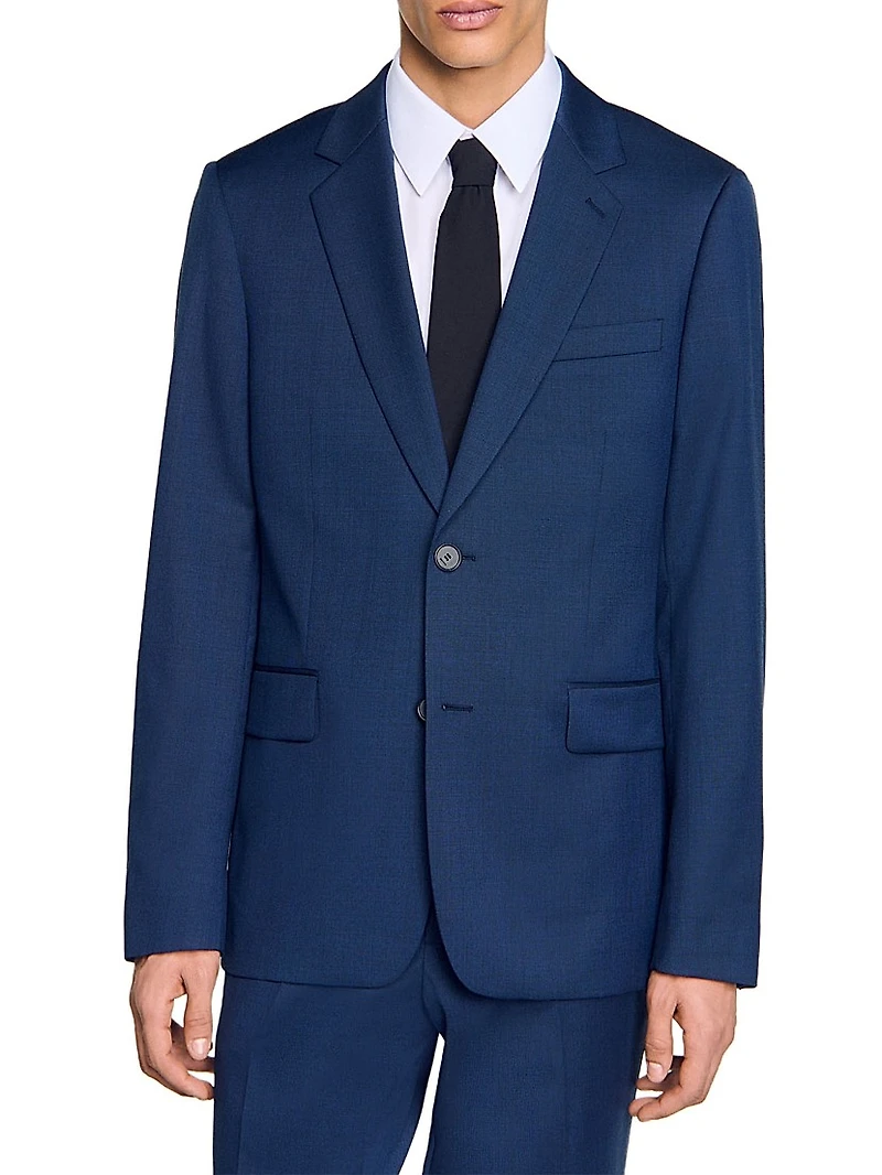 Wool Suit Blazer