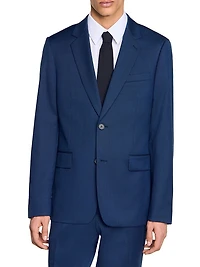 Wool Suit Blazer