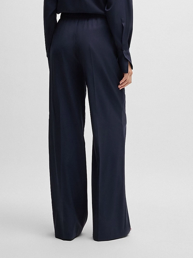 Relaxed-Fit Trousers Wool