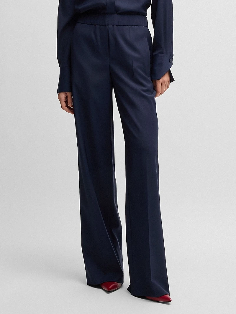 Relaxed-Fit Trousers Wool