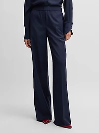 Relaxed-Fit Trousers Wool