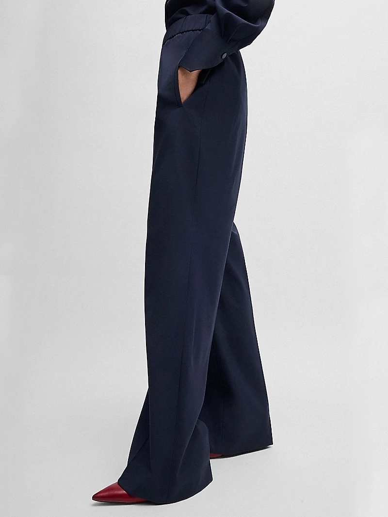 Relaxed-Fit Trousers Wool
