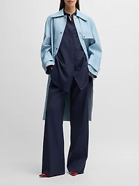 Relaxed-Fit Trousers Wool