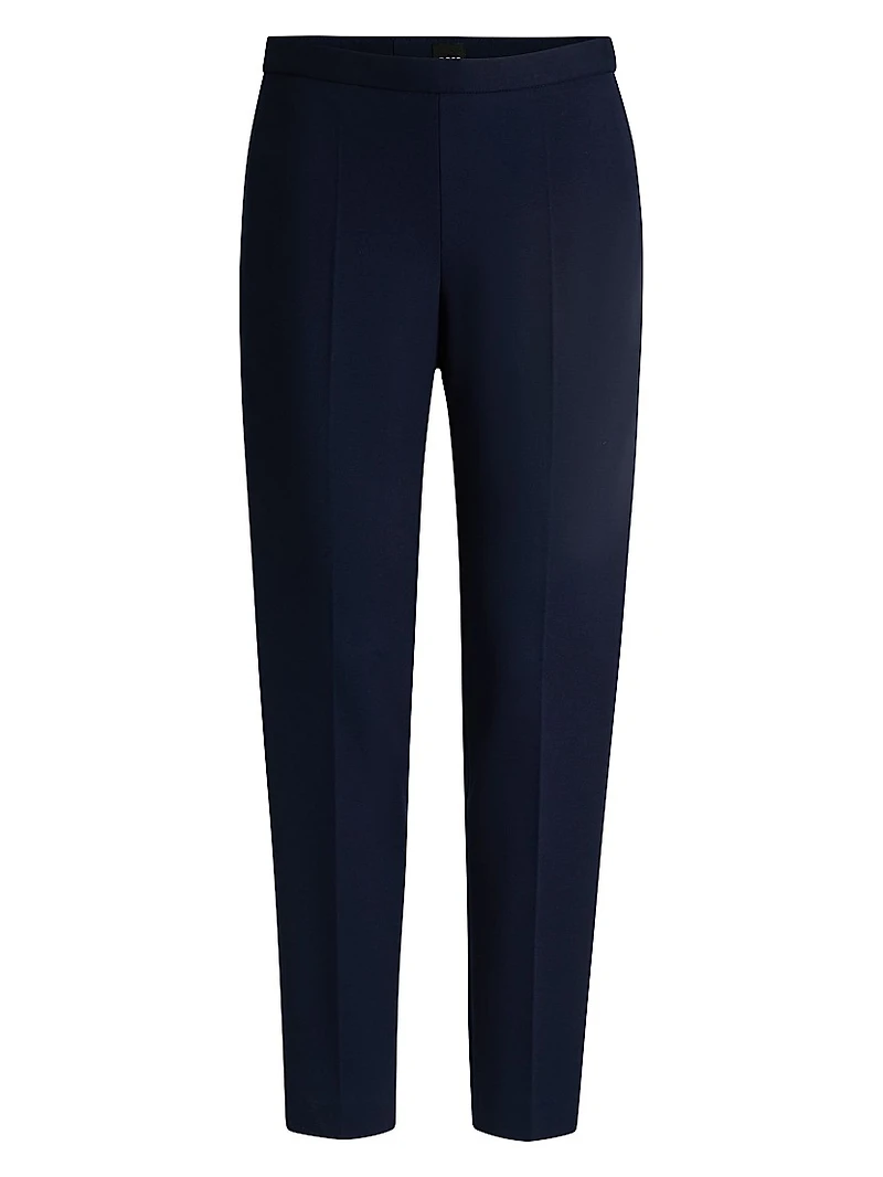 Regular-Fit Trousers with Front Crease