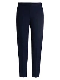 Regular-Fit Trousers with Front Crease