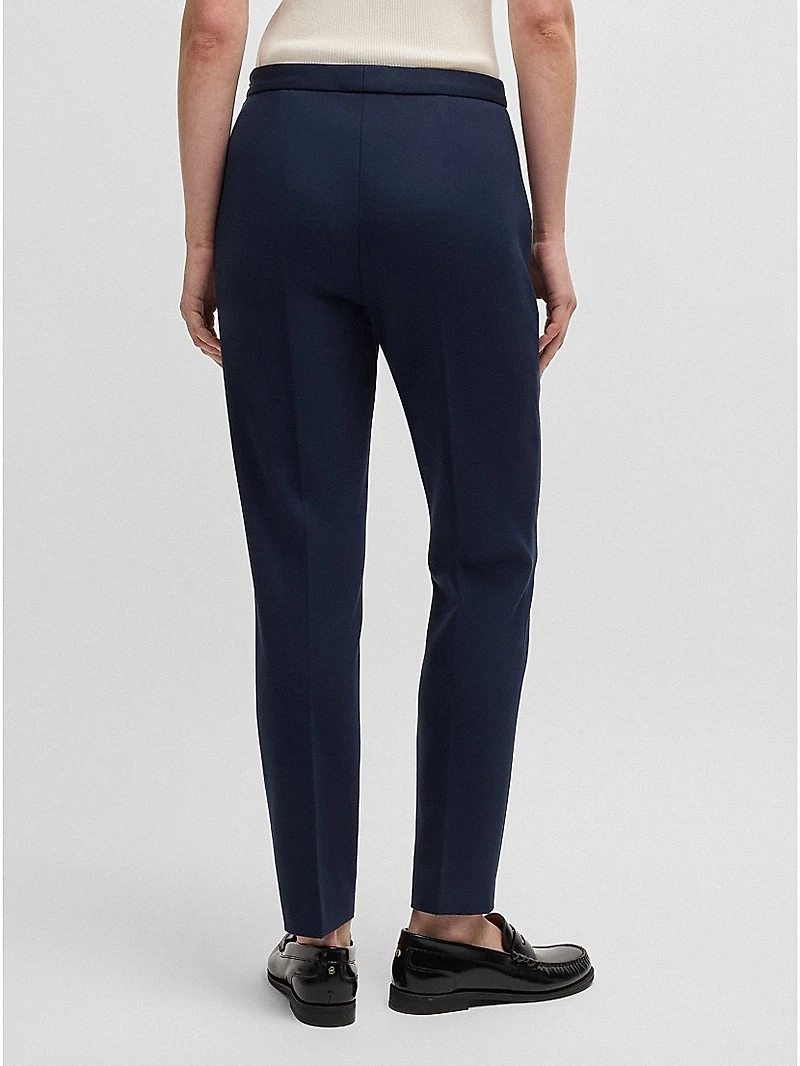 Regular-Fit Trousers with Front Crease