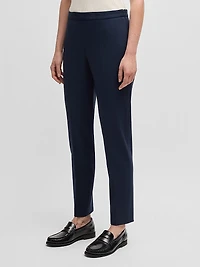 Regular-Fit Trousers with Front Crease