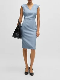 Business Dress Checked Wool