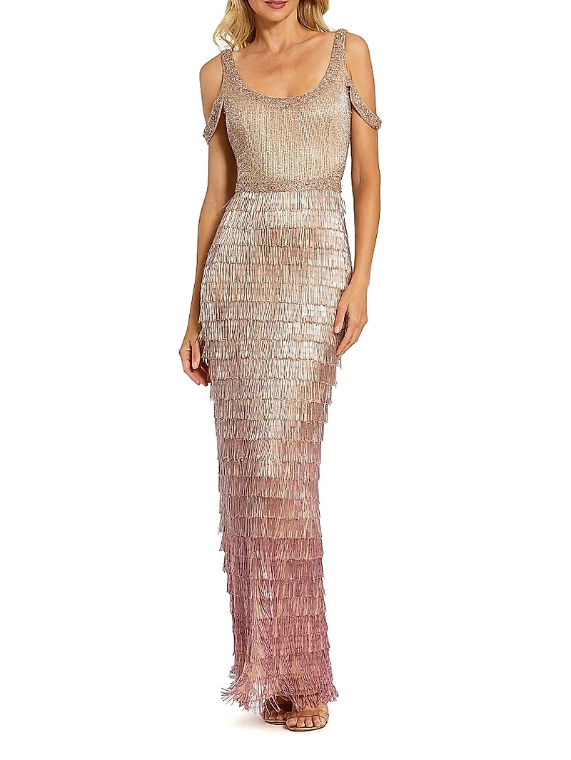 Evening Beaded Body-Con Gown