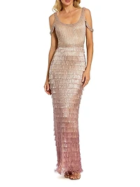 Evening Beaded Body-Con Gown