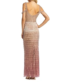Evening Beaded Body-Con Gown