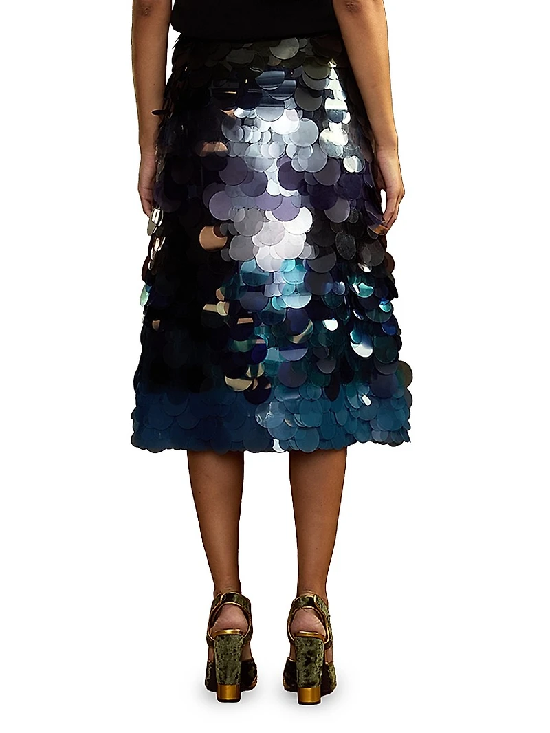 Aurora Paillette Midi Skirt
