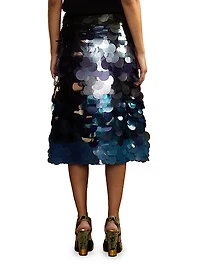 Aurora Paillette Midi Skirt