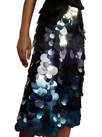 Aurora Paillette Midi Skirt