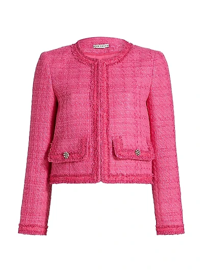 Landon Tweed Cropped Jacket