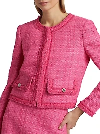 Landon Tweed Cropped Jacket