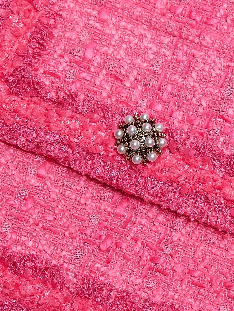 Landon Tweed Cropped Jacket